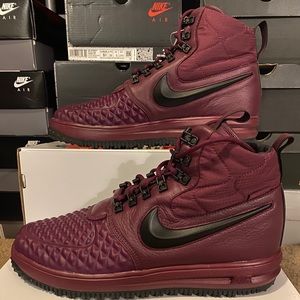 NIKE Lunar Force One AF1 Bordeaux DuckBoot Mens